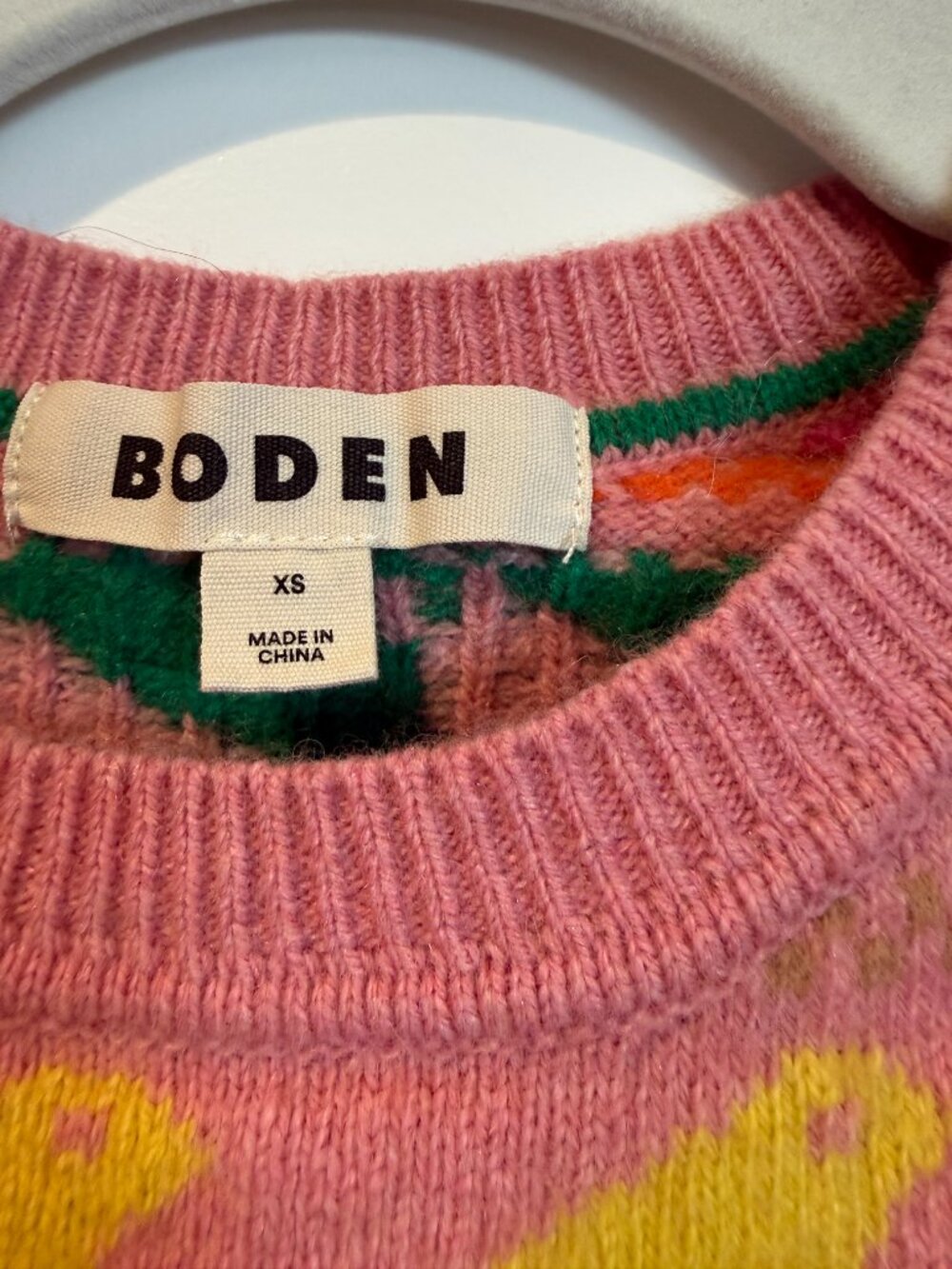 Boden Edie Fair Isle Wool Sweater - Picture 3 of 4